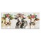Stupell Industries Three Cows Seasonal Floral Crowns Canvas Wall Art
